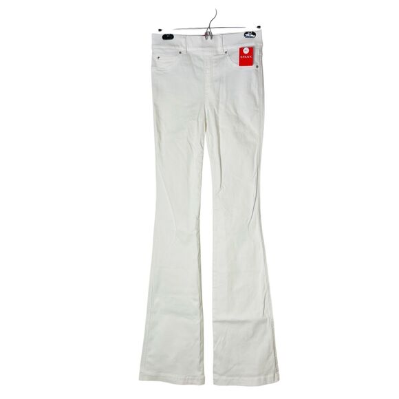 Spanx Everywear White Flare Jean Women's Small Tall NWT High Waisted - Picture 6 of 6
